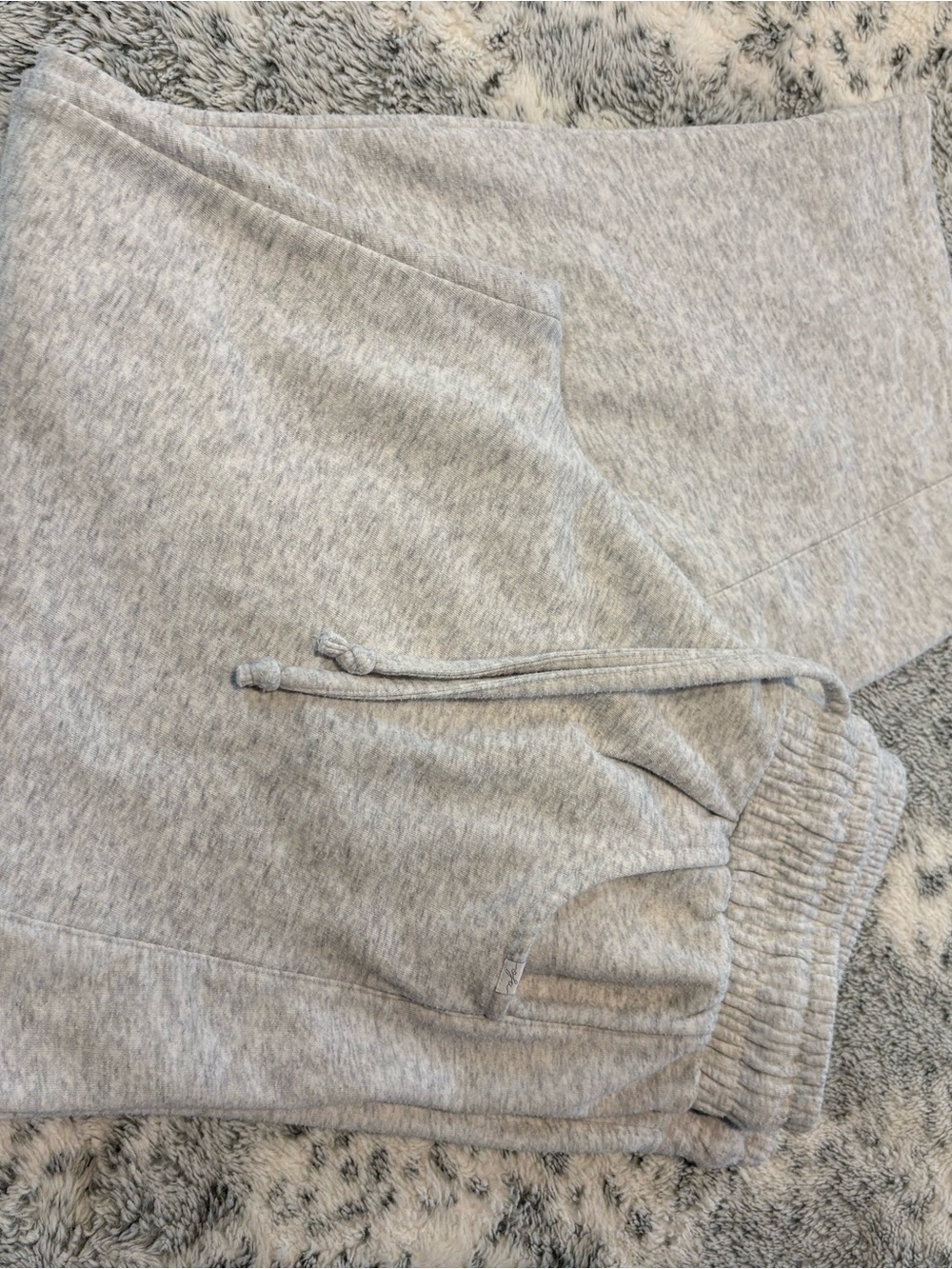 Urban Outfitters Heather Light Gray Wide Leg Full Length Barrel